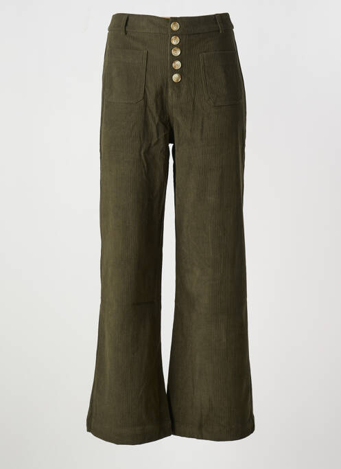 Pantalon flare vert EMMA ELLA pour femme