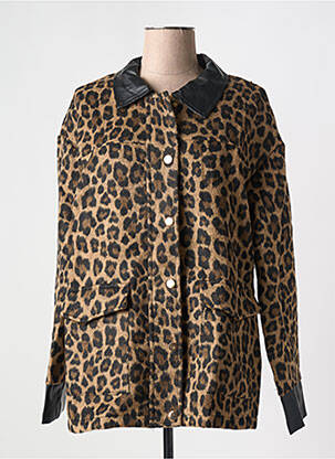 Veste casual coupe droite marron ATELIER EVÈNE femme