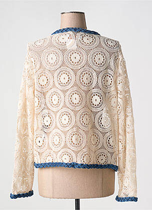 Veste casual coupe cintrée beige ONADO femme