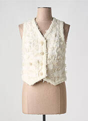 Gilet sans manche beige ELLI WHITE pour femme seconde vue