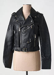 Veste simili cuir noir L'OLIVE VERTE pour femme seconde vue