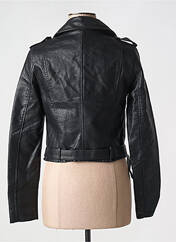 Veste simili cuir noir L'OLIVE VERTE pour femme seconde vue
