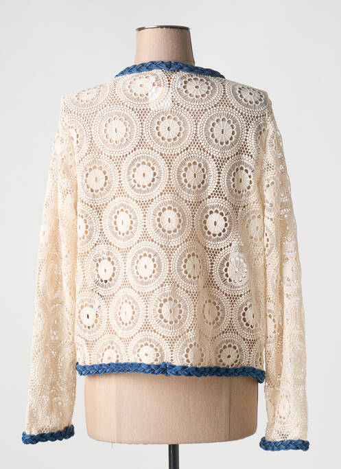 Veste casual coupe cintrée beige ONADO femme
