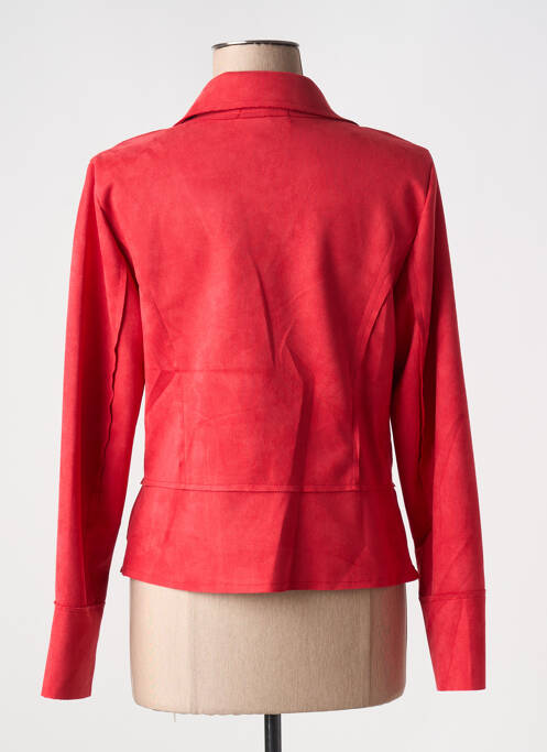 Veste casual rouge ESTEE BROWN pour femme