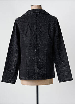 Veste casual coupe cintrée noir AÏKHA femme