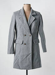 Manteau long gris JOLIFLY & JUSTINE Y pour femme seconde vue