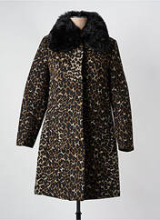 Manteau long noir JUS D'ORANGE pour femme seconde vue