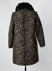 Manteau long noir JUS D'ORANGE pour femme seconde vue