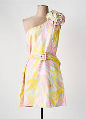 Robe courte jaune ELLI WHITE pour femme seconde vue