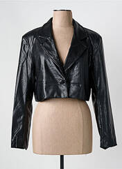 Veste simili cuir noir DROLE DE COPINE pour femme seconde vue