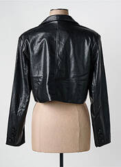 Veste simili cuir noir DROLE DE COPINE pour femme seconde vue