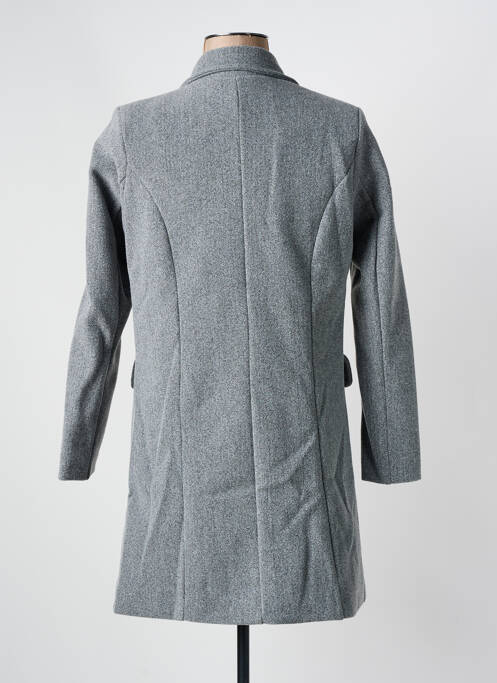 Manteau long gris JOLIFLY & JUSTINE Y pour femme