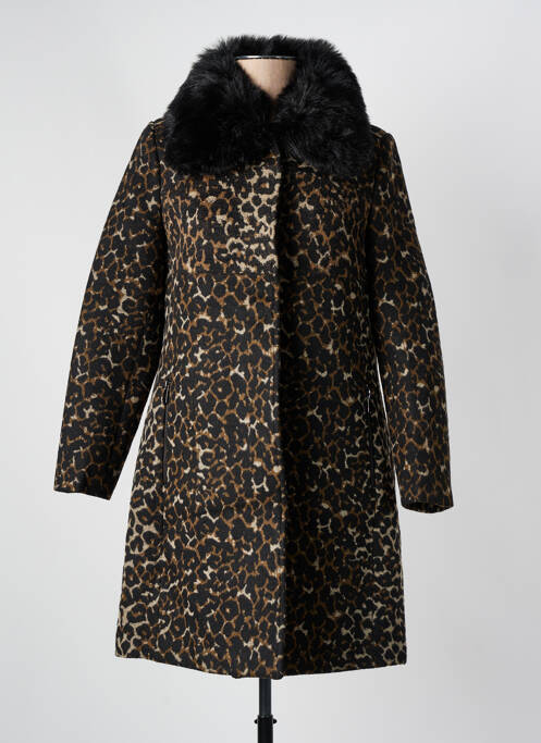 Manteau long noir JUS D'ORANGE pour femme