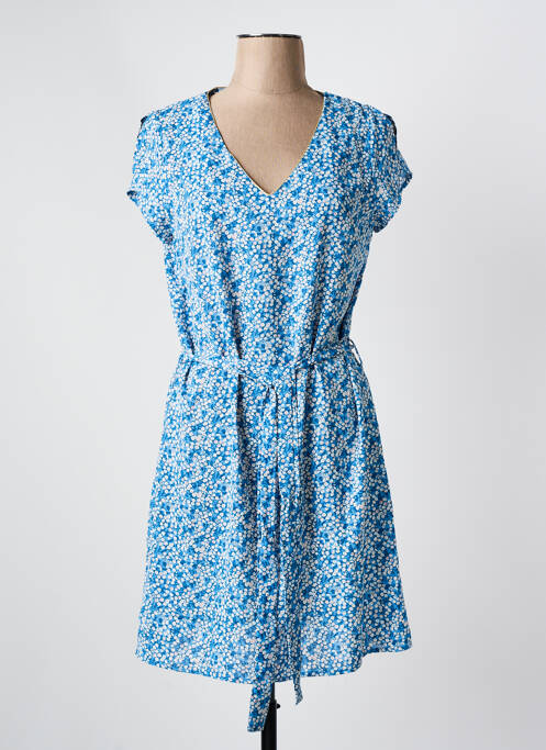 Robe mi-longue bleu EMMA ELLA pour femme