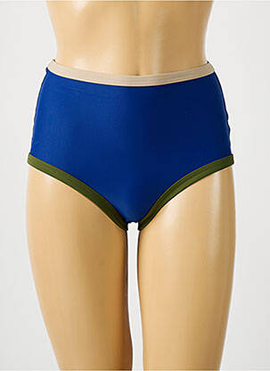 Bas de maillot de bain stretch culotte bleu PILZER femme