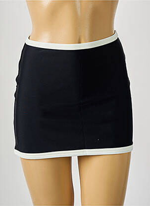 Jupe courte taille élastique noir PILZER femme