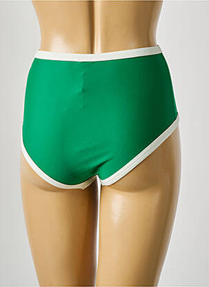 Bas de maillot de bain stretch culotte vert PILZER femme