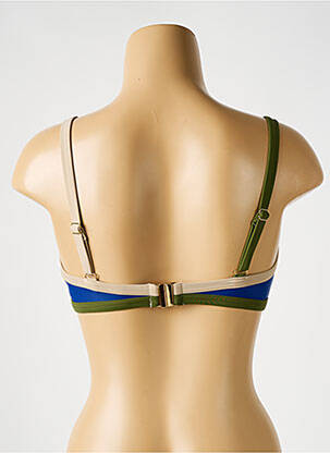 Haut de maillot de bain bretelles élastiquées ajustables brassieres bleu PILZER femme
