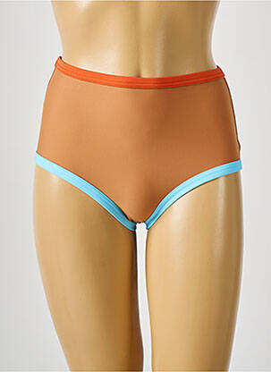 Bas de maillot de bain culotte culotte marron PILZER femme