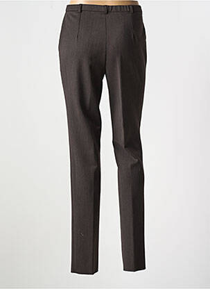 Pantalon slim taille haute taille haute marron CHRISTIAN MARRY femme