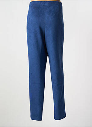 Pantalon slim taille haute taille haute bleu FRANCE RIVOIRE femme