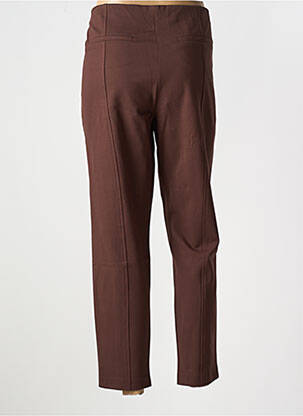 Jegging tissage jersey taille normale marron STARK femme