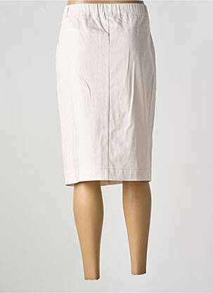 Jupe mi-longue stretch rose FRANK WALDER femme