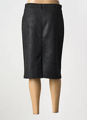 Jupe mi-longue stretch noir FRANCE RIVOIRE femme
