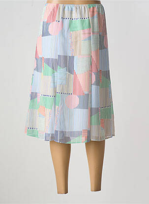 Jupe mi-longue taille normale bleu SOMMERMANN femme
