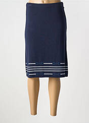 Jupe mi-longue bleu SAINT CHARLES pour femme seconde vue