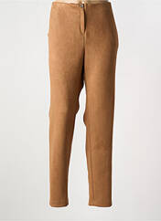 Pantalon slim marron FRANCE RIVOIRE pour femme seconde vue