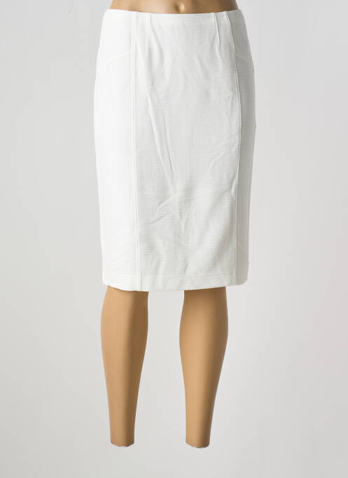 Jupe mi-longue blanc SOMMERMANN pour femme