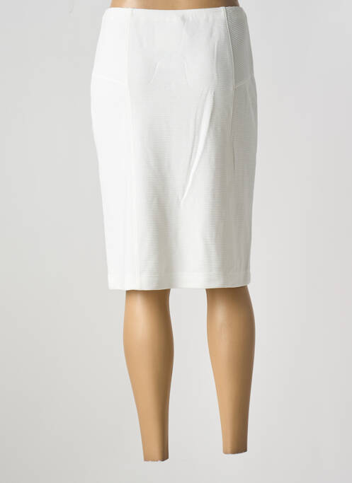 Jupe mi-longue blanc SOMMERMANN pour femme