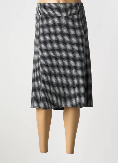 Jupe mi-longue noir FRANCE RIVOIRE pour femme