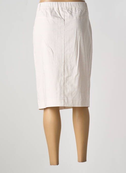 Jupe mi-longue rose FRANK WALDER pour femme