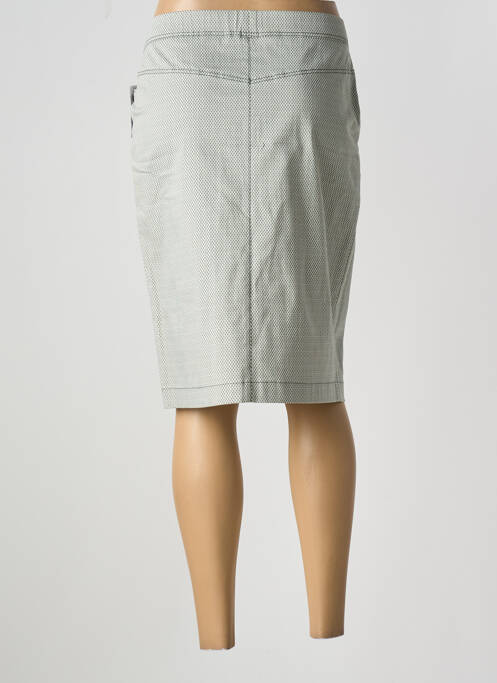 Jupe mi-longue vert FRANK WALDER pour femme