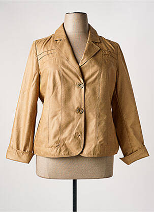 Veste casual finition intérieure doublée marron REVER MILE femme