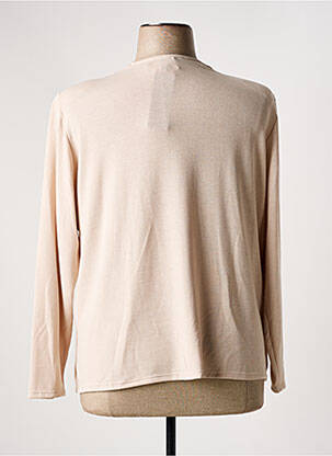 Pull coupe droite manches longues beige NAYAT femme