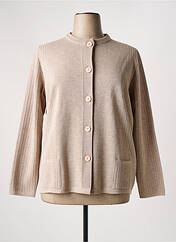 Gilet manches longues beige JUPER pour femme seconde vue