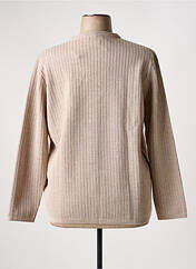 Gilet manches longues beige JUPER pour femme seconde vue