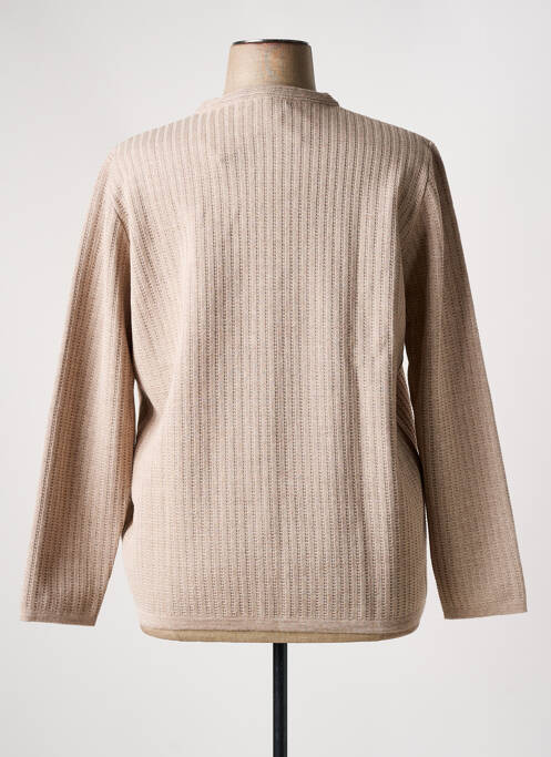 Gilet manches longues beige JUPER femme