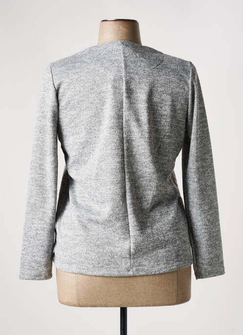 Gilet manches longues gris NAYAT pour femme