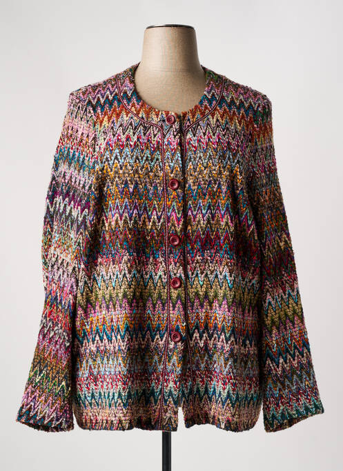 Veste casual rose FRANCE RIVOIRE pour femme