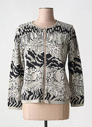 Gilet manches longues stretch beige I.ODENA femme