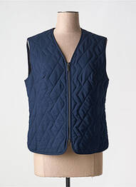 Doudoune poches sans capuche bleu SOMMERMANN femme