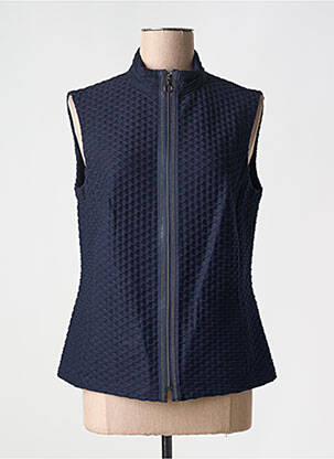 Gilet sans manche coupe cintrée bleu RABE femme