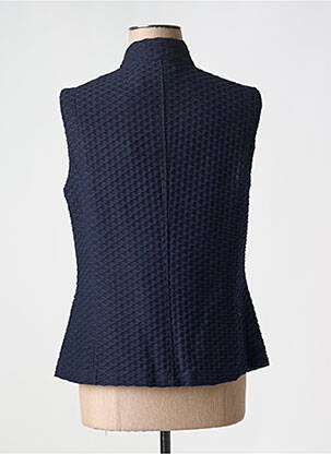 Gilet sans manche coupe cintrée bleu RABE femme