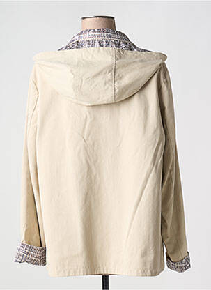 Imperméable finition intérieure doublure satiné a capuche beige BOCA BOKA femme