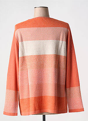 Pull coupe cintrée manches longues orange JUPER femme