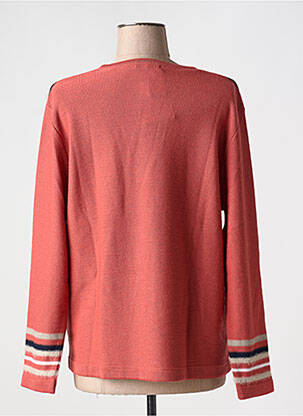 Pull stretch manches longues orange JUPER femme